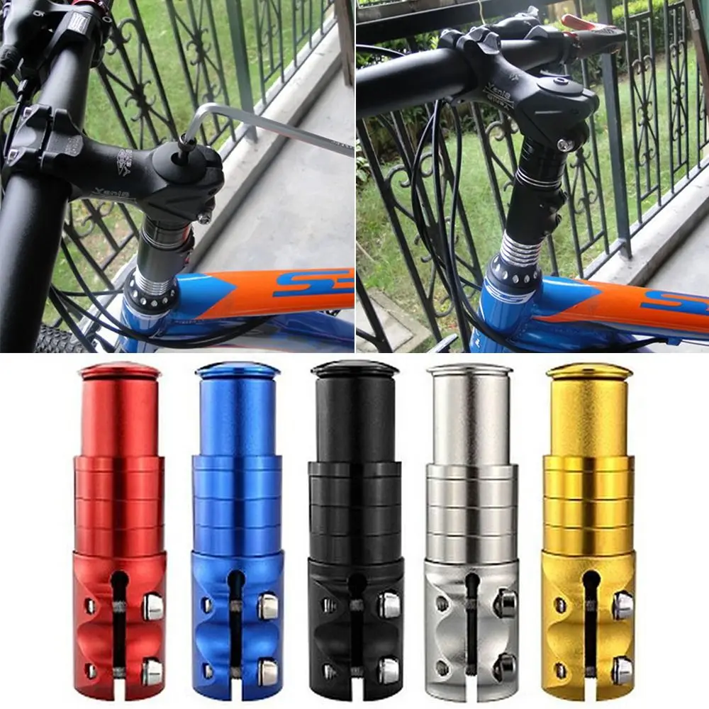 Aluminum Alloy Bike Fork Stem Extender 28.6MM Rise Up Adapter Front Control Tube Height Increased Modification Accessories
Aluminum Alloy Bike Fork Stem Extender 28.6MM Rise Up Adapter Front Control Tube Height Increased Modification Accessories