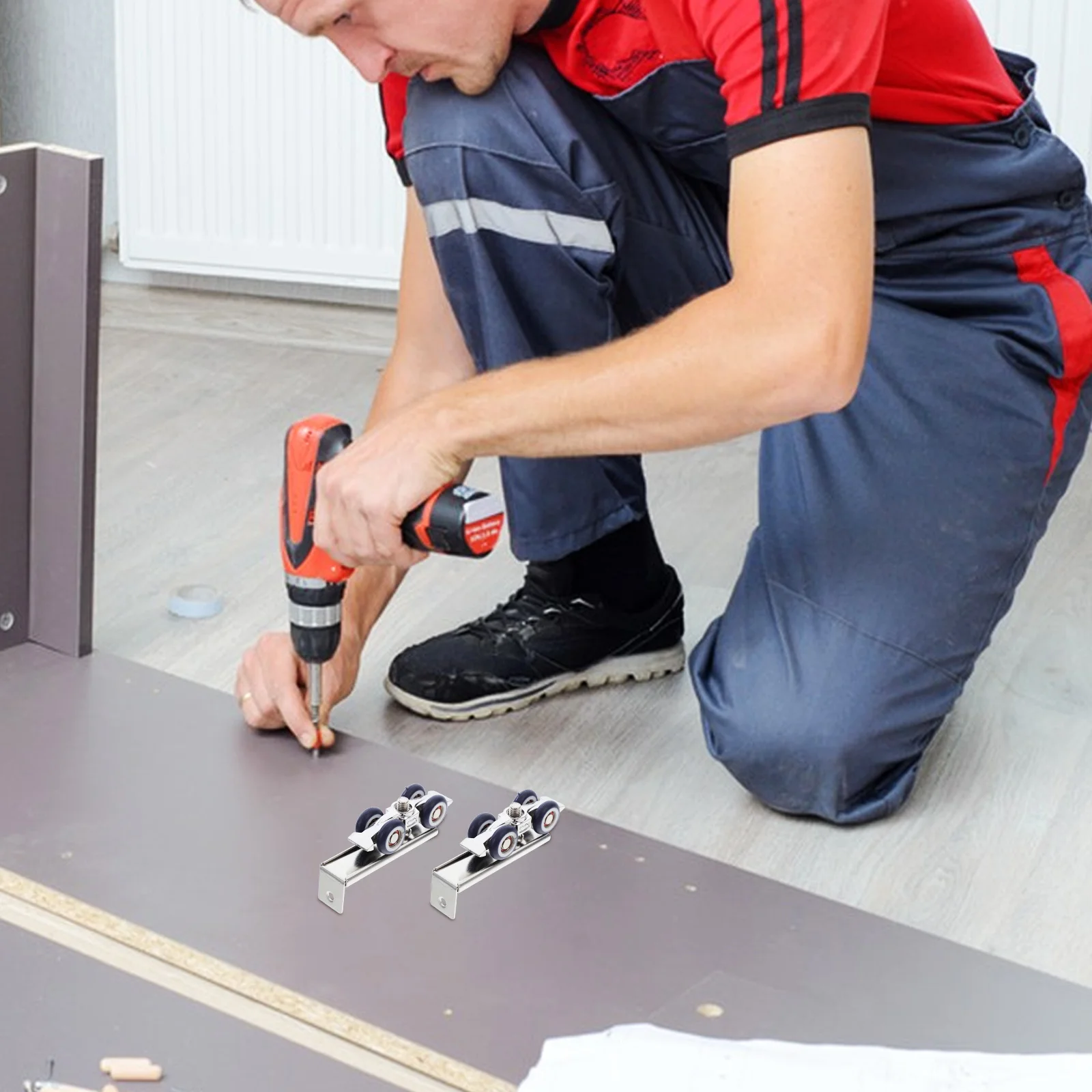 2 Sets Zinc Alloy Four Wheel Flat Head Sliding Door Rollers For Wardrobe Closet Patio Glass Screen Door Replacement Hardware
2 Sets Zinc Alloy Four Wheel Flat Head Sliding Door Rollers For Wardrobe Closet Patio Glass Screen Door Replacement Hardware