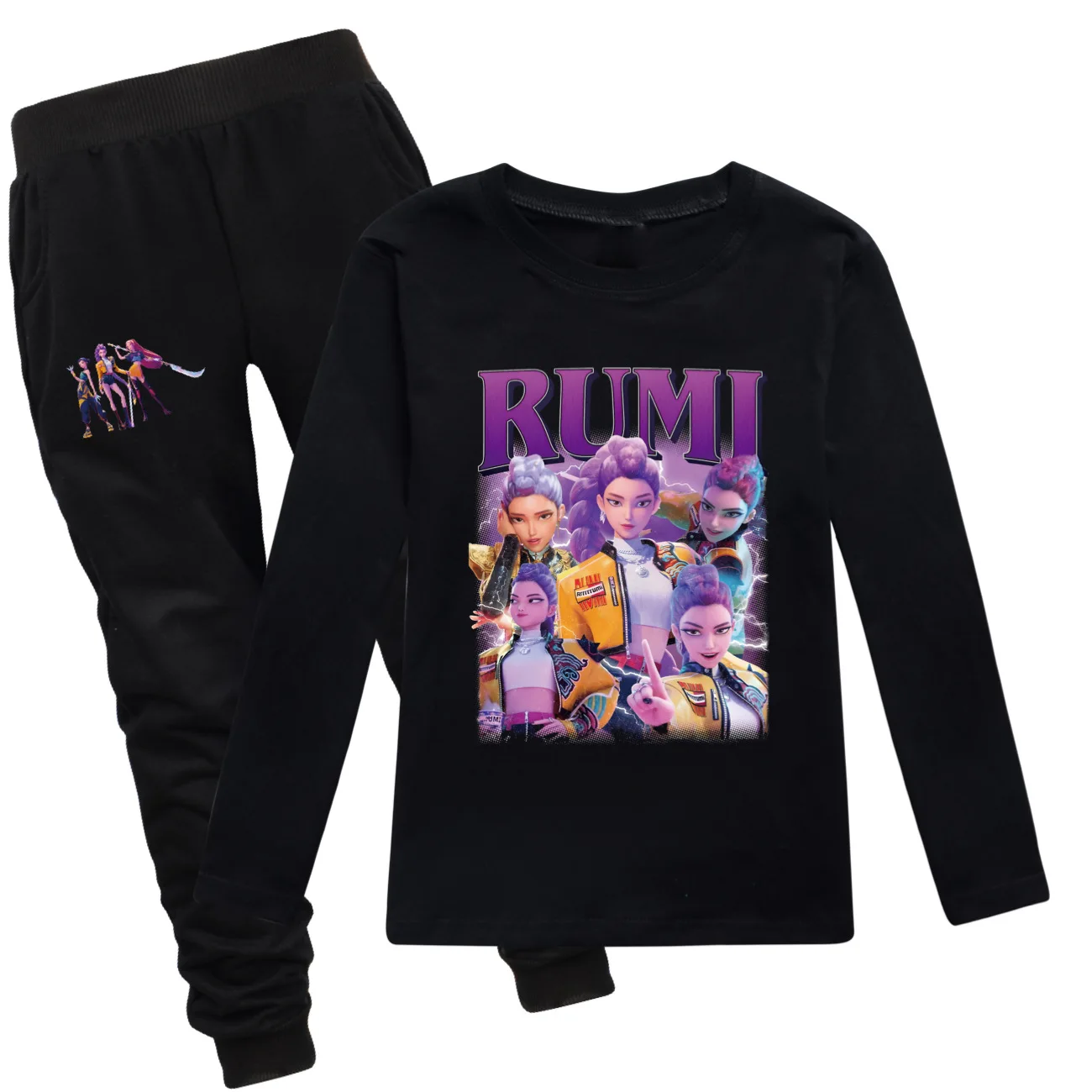 KPop Demon Hunters 2PCs Sports Set Kids Cartoon Long Sleeve Tops with Pants Casual for Baby Girls & Teen Boys
KPop Demon Hunters 2PCs Sports Set Kids Cartoon Long Sleeve Tops with Pants Casual for Baby Girls & Teen Boys