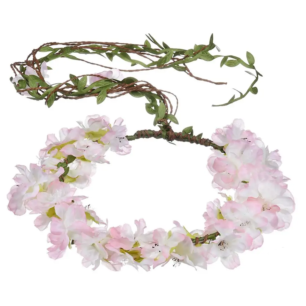 Cherry Blossom Hairband Floral Headpiece Wedding Bridal Accessories Women Headdress Floral Hair Hoop Photo Prop Travel
Cherry Blossom Hairband Floral Headpiece Wedding Bridal Accessories Women Headdress Floral Hair Hoop Photo Prop Travel