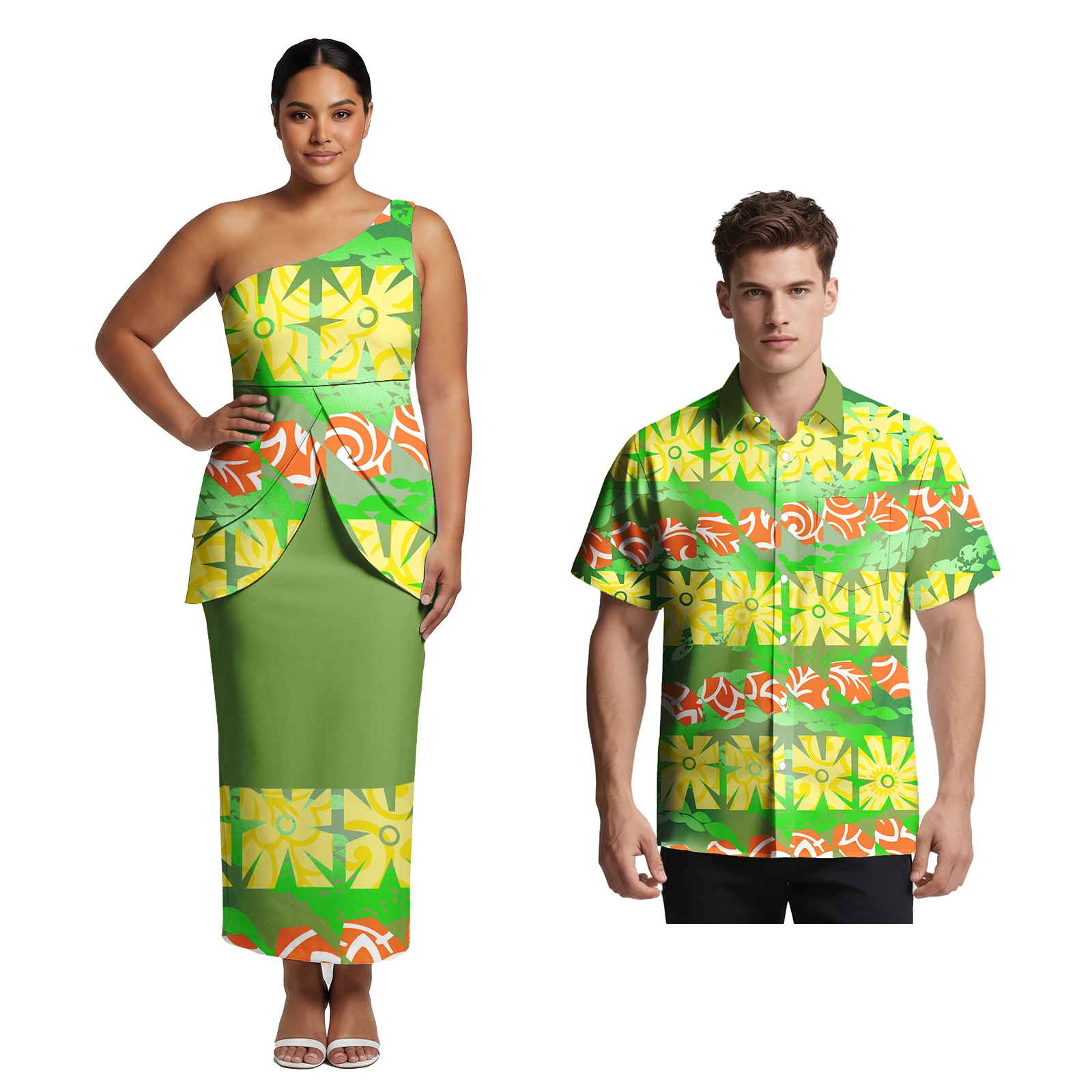 Boutique Hawaiian Beach Men Shirts Elegant Ladies Sleeveless Samoan Puletasi Polynesian Tribal Design Couple Sweet Match Outfits
Boutique Hawaiian Beach Men Shirts Elegant Ladies Sleeveless Samoan Puletasi Polynesian Tribal Design Couple Sweet Match Outfits
