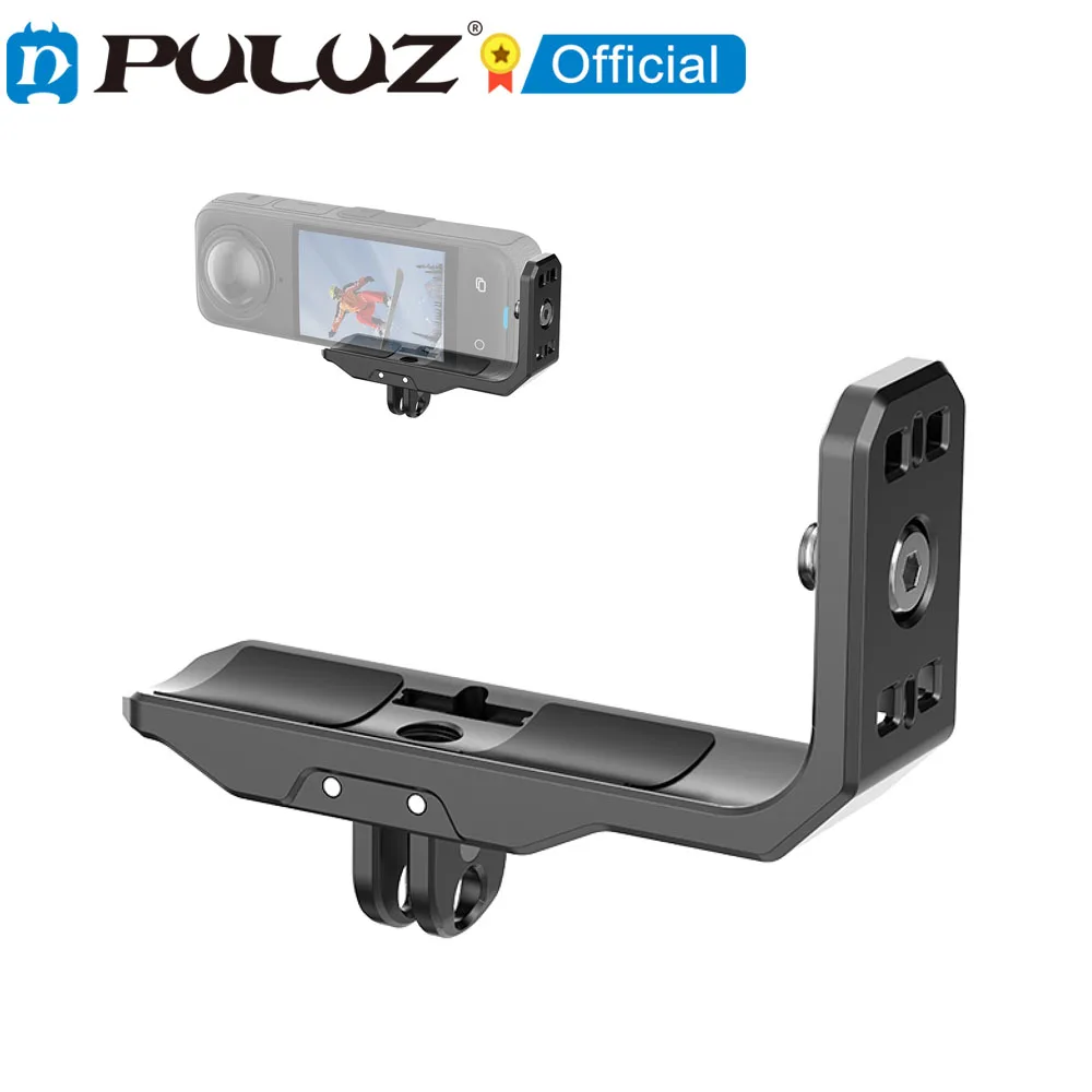 PULUZ для Insta360 X4 Вертикальная Горизонтальная съемка быстроразъемный металлический L-образный кронштейн
PULUZ для Insta360 X4 Вертикальная Горизонтальная съемка быстроразъемный металлический L-образный кронштейн