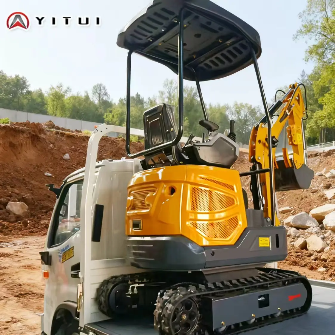 Мини-гидравлический экскаватор (1 тонна) Гусеничный экскаватор топлива Эффективное компактное строительное оборудование для садовой фермы по индивидуальному заказу
Мини-гидравлический экскаватор (1 тонна) Гусеничный экскаватор топлива Эффективное компактное строительное оборудование для садовой фермы по индивидуальному заказу