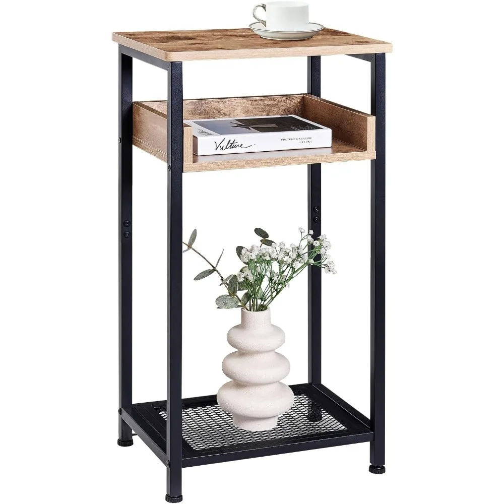 Tall Side Table, 30 inch High End Table, Small Entryway Table, Bedside Table for Living Room and Bedroom, Greige & Black
Tall Side Table, 30 inch High End Table, Small Entryway Table, Bedside Table for Living Room and Bedroom, Greige & Black