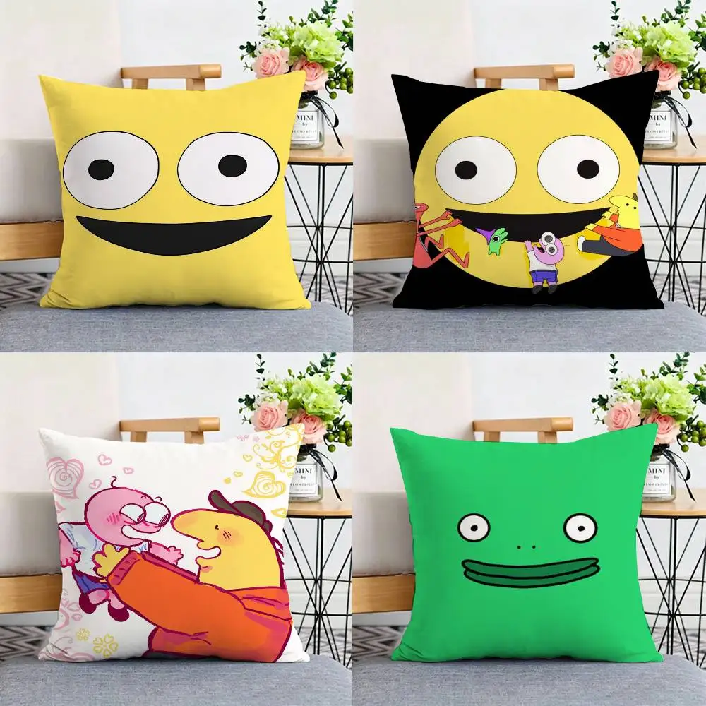 Anime S-Smiling Friends Double-sided print Pillow Case Pattern Printed Pillowcase For Living Room Sofa Cushion Cover
Anime S-Smiling Friends Double-sided print Pillow Case Pattern Printed Pillowcase For Living Room Sofa Cushion Cover