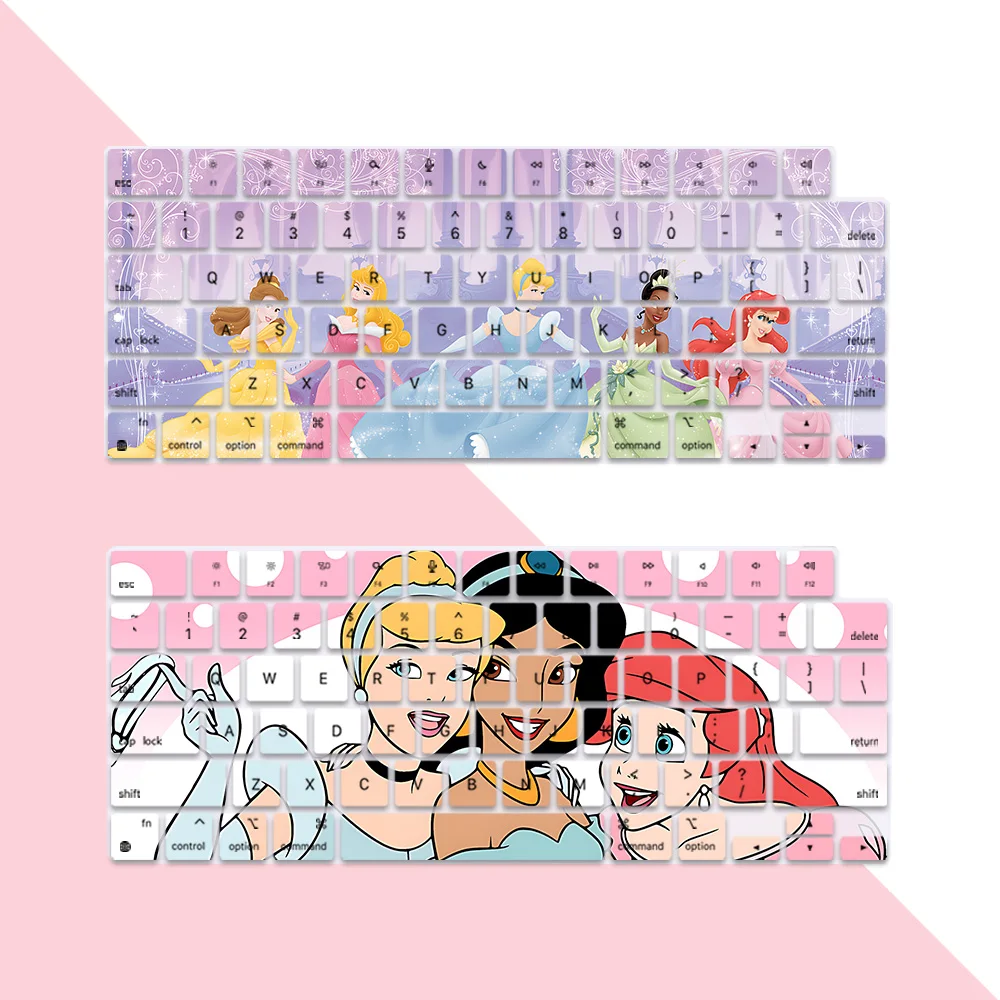 Princess Cinderellas US Layout Soft Silicone Keyboard Cover for Macbook pro 14 M1 M2 M3 A2442 A2485 A2779 Air M2 M3 A2681 A2941
Princess Cinderellas US Layout Soft Silicone Keyboard Cover for Macbook pro 14 M1 M2 M3 A2442 A2485 A2779 Air M2 M3 A2681 A2941