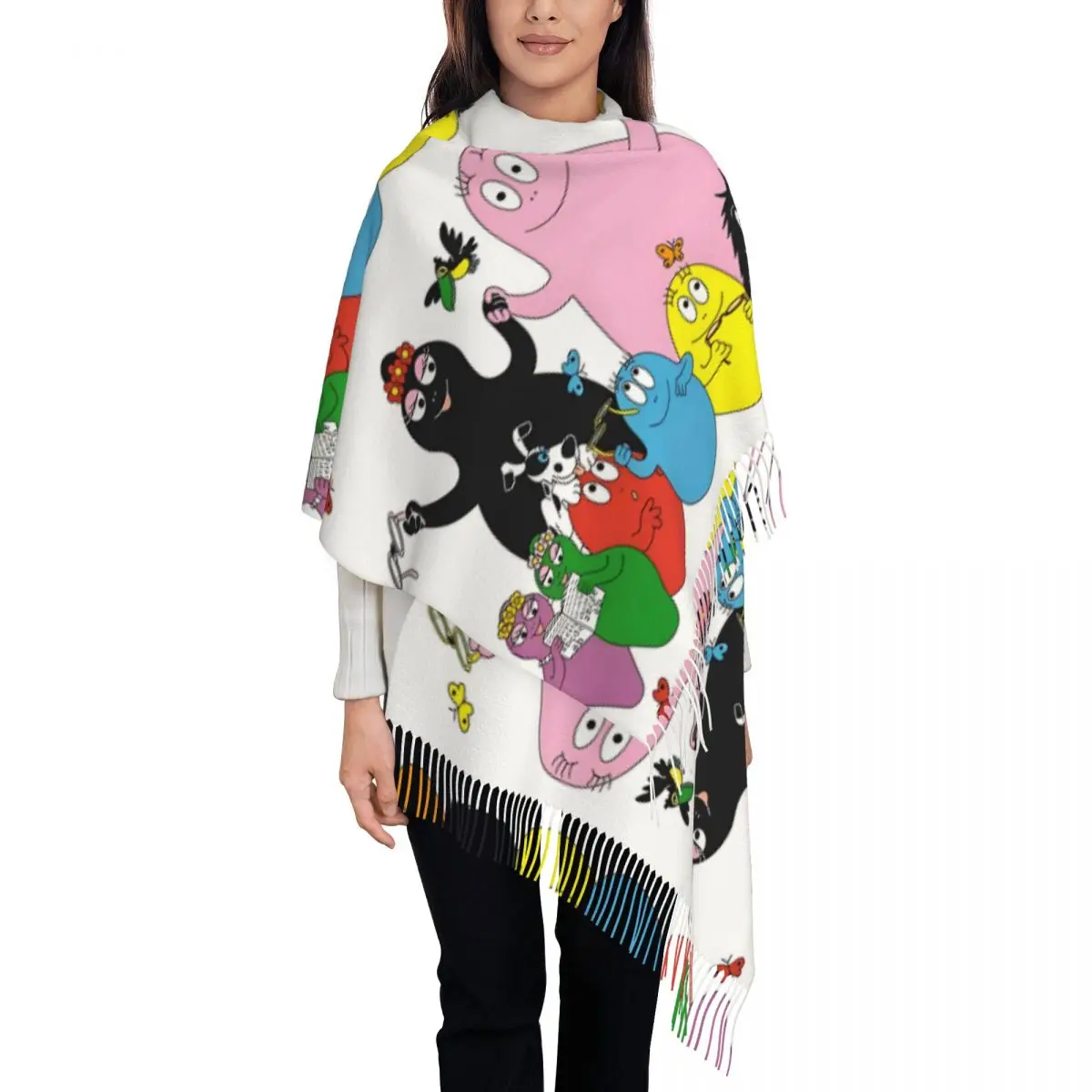 Barbapapa мультяшные шали для женщин, теплый большой длинный шарф, шейный платок, шаль, шарфы
Barbapapa мультяшные шали для женщин, теплый большой длинный шарф, шейный платок, шаль, шарфы