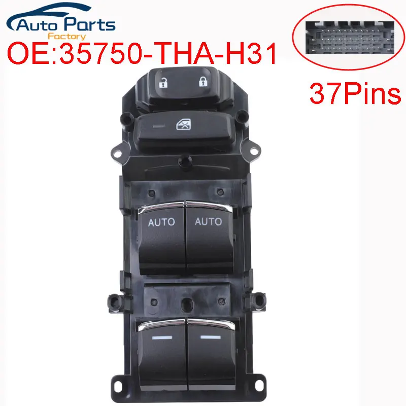 New Front Left Power Window Switch For Honda UR-V 2016-2020 35750-THA-H31 35750THAH31
New Front Left Power Window Switch For Honda UR-V 2016-2020 35750-THA-H31 35750THAH31