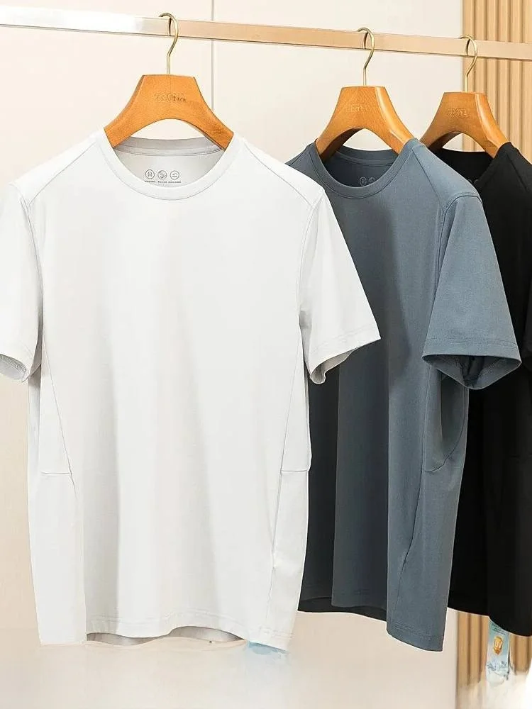 Golf Series Men's Summer Lightweight Breathable Short Sleeve T-Shirt Versatile Casual Wear Polyester Fiber round Neck
Golf Series Men's Summer Lightweight Breathable Short Sleeve T-Shirt Versatile Casual Wear Polyester Fiber round Neck