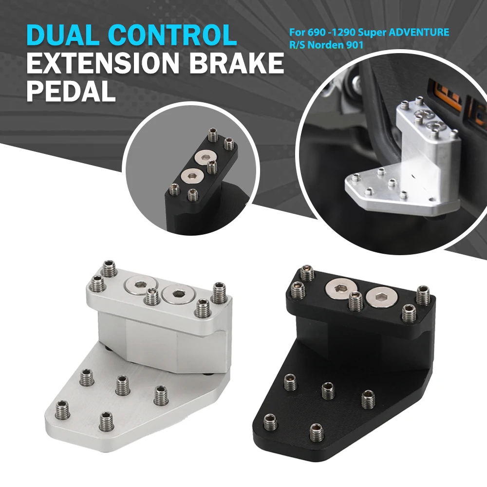 For 690 790 890 950 990 1050 1090 1190 1290 Super ADVENTURE R/S Norden 901 Rear Dual Control Brake Lever Pedal Tip Pad Extender
For 690 790 890 950 990 1050 1090 1190 1290 Super ADVENTURE R/S Norden 901 Rear Dual Control Brake Lever Pedal Tip Pad Extender