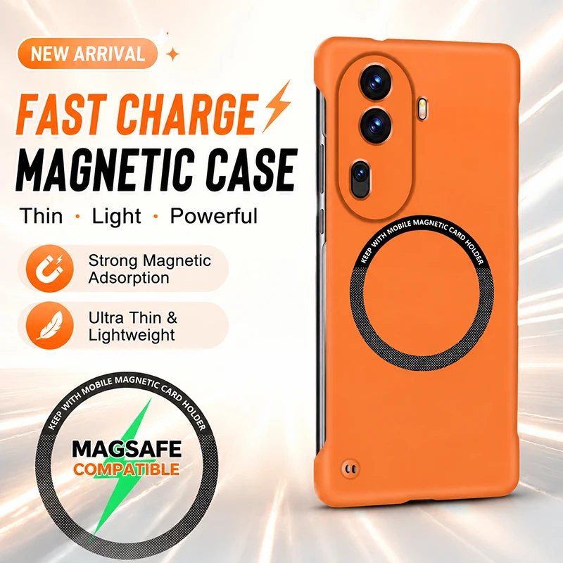 Magnetic Phone Case for OPPO Reno 11 Reno11 Pro 11Pro 5G High Quality Lightweight Hard PC Cover Lens Protection Frameless Design
Magnetic Phone Case for OPPO Reno 11 Reno11 Pro 11Pro 5G High Quality Lightweight Hard PC Cover Lens Protection Frameless Design