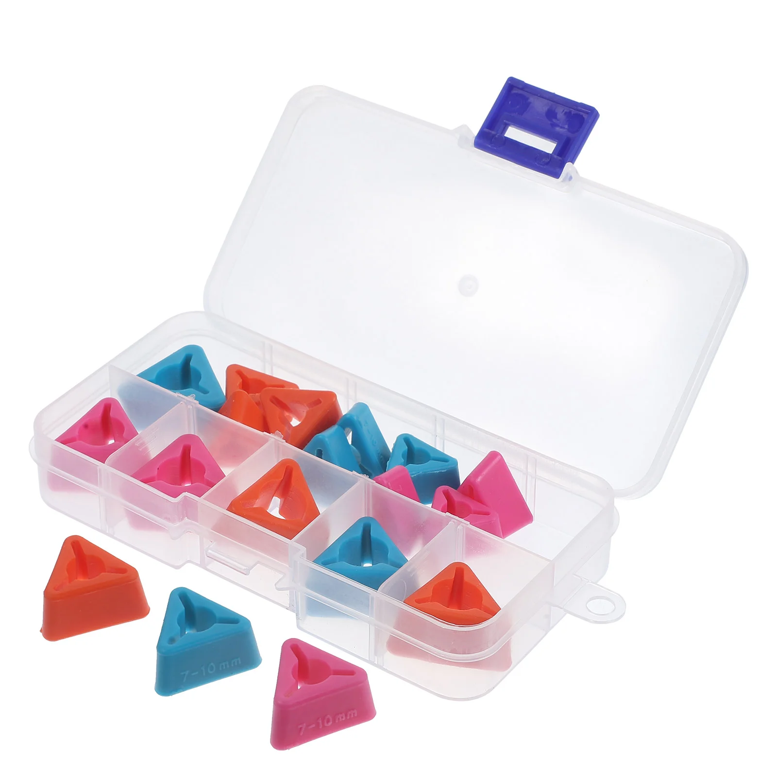 18 Pcs Handmade Diy Knitting Tool Set Needle Anti-skid Triangle Rubber Needle Parts with Storage Box
18 Pcs Handmade Diy Knitting Tool Set Needle Anti-skid Triangle Rubber Needle Parts with Storage Box