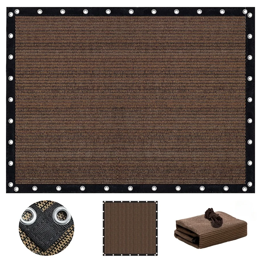 6/8/10/12ft Shade Fabric, Sun Shade Cloth, 90% Shade Net, Shade Screen, Shade Cover, Privacy Screen with Grommets for Patio Garden Pergola Cover Canopy(Brown)
6/8/10/12ft Shade Fabric, Sun Shade Cloth, 90% Shade Net, Shade Screen, Shade Cover, Privacy Screen with Grommets for Patio Garden Pergola Cover Canopy(Brown)