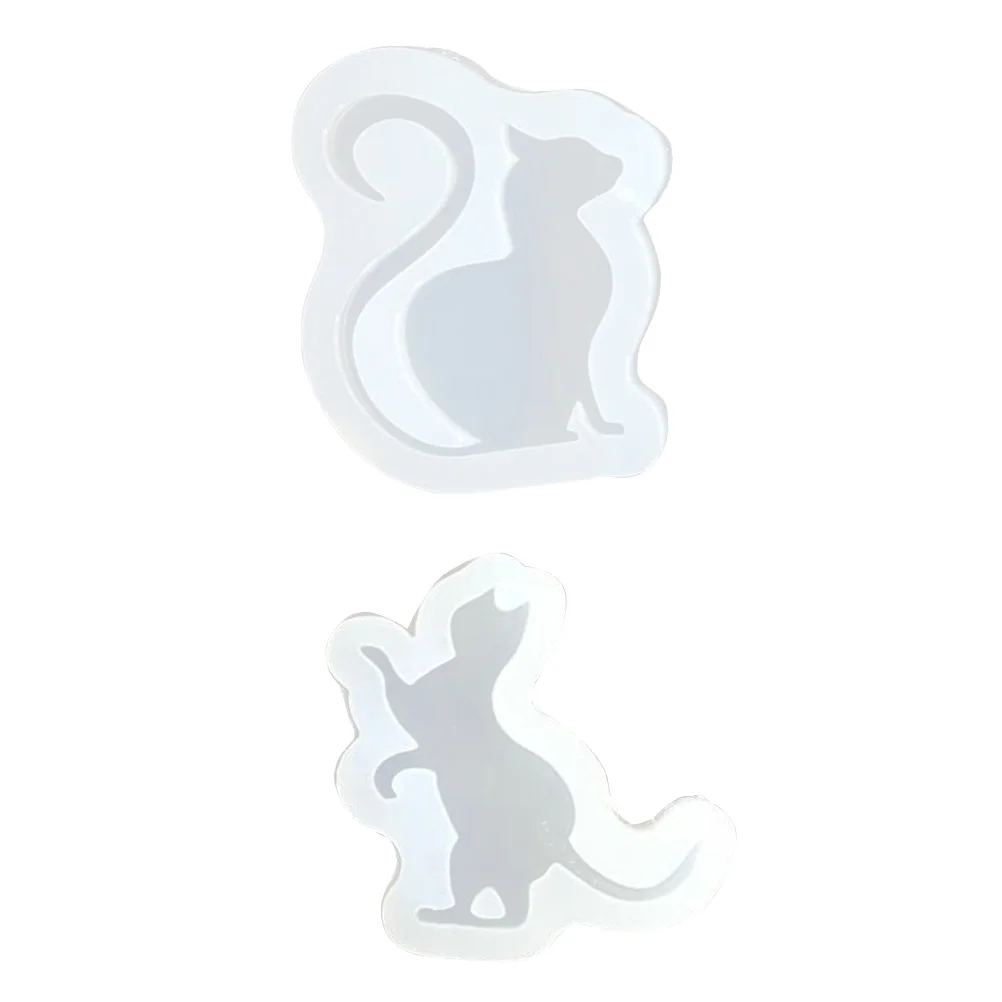 2 Pcs Flexible Mold Glue Molds Tool Hanging Hole Cat Mould Silicone Semitransparent
2 Pcs Flexible Mold Glue Molds Tool Hanging Hole Cat Mould Silicone Semitransparent
