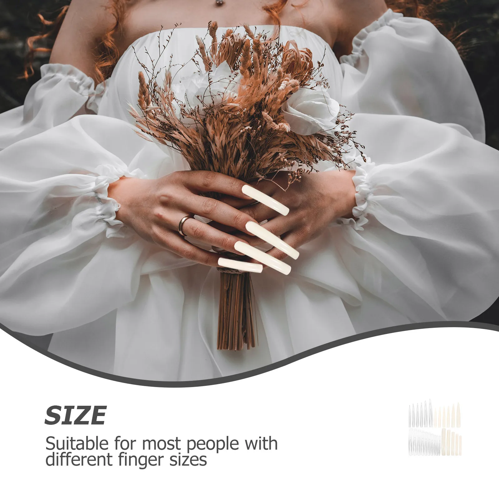 44Pcs Long False Nails Full Coverage Press on Nails for DIY Manicure Transparent Nail Tips for Birthday Party Theme Event Decor
44Pcs Long False Nails Full Coverage Press on Nails for DIY Manicure Transparent Nail Tips for Birthday Party Theme Event Decor