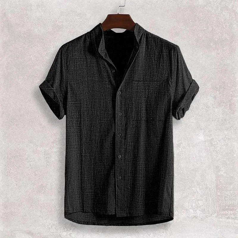 Men's Cotton Linen Collar ort Sve Cardigan Slim Fit Summer Thin irt Pure Color Casual Faionable Men's Clothing
Men's Cotton Linen Collar ort Sve Cardigan Slim Fit Summer Thin irt Pure Color Casual Faionable Men's Clothing