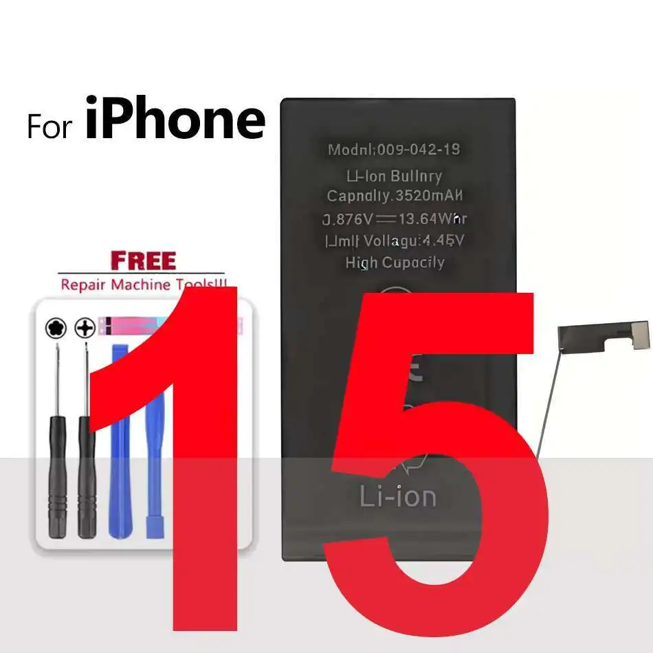Аккумулятор большой емкости для Apple iPhone 12 15 (Pro Max Mini Plus) Портативные аккумуляторы
Аккумулятор большой емкости для Apple iPhone 12 15 (Pro Max Mini Plus) Портативные аккумуляторы