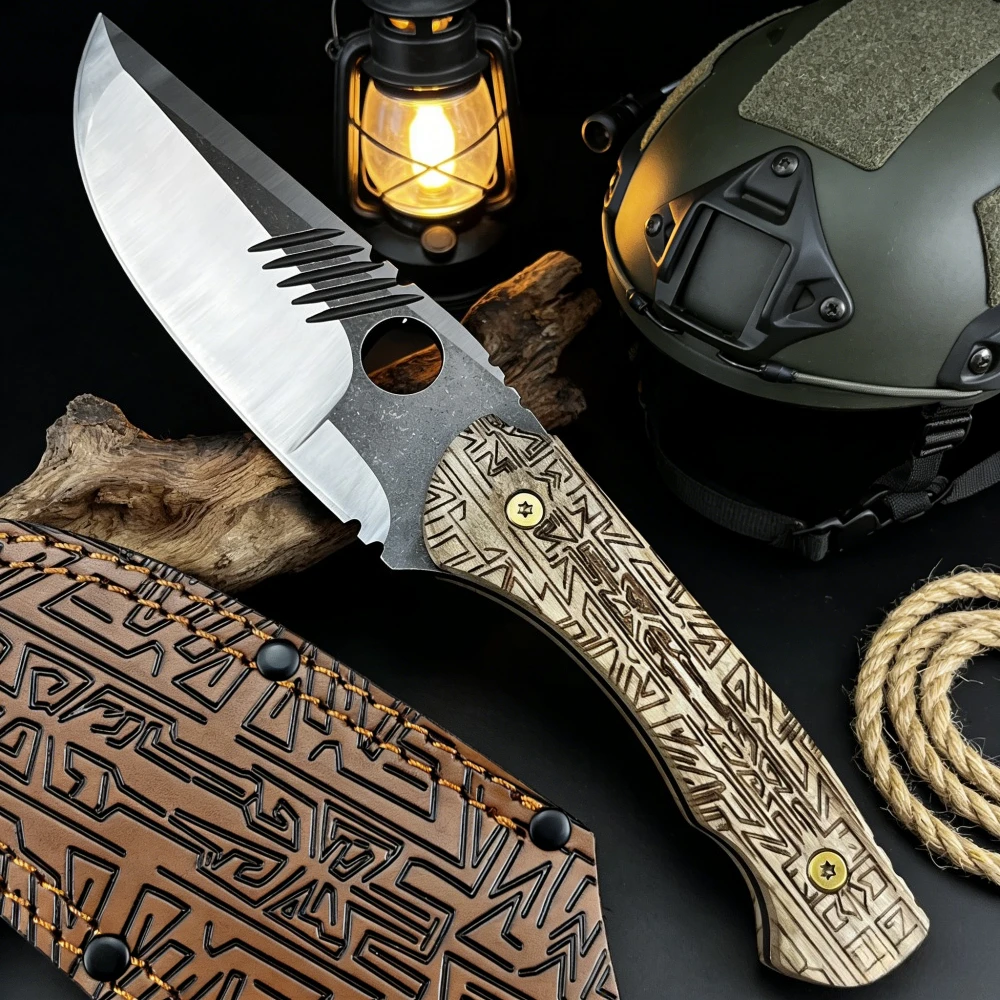 Многофункциональный нож EDC RS с фиксированным клинком для выживания и спасения, для походов в джунглях, с нескользящей рукояткой, незаменимое снаряжение для активного отдыха
Многофункциональный нож EDC RS с фиксированным клинком для выживания и спасения, для походов в джунглях, с нескользящей рукояткой, незаменимое снаряжение для активного отдыха