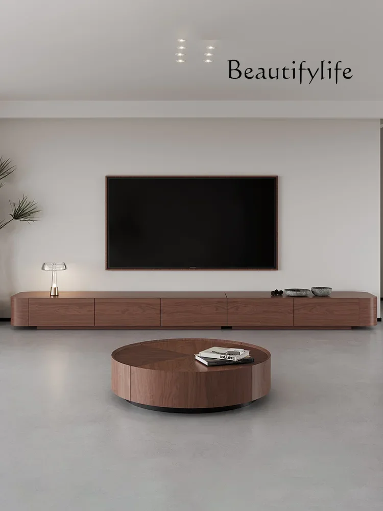 N Nordic medieval style solid wood household simple light luxury round coffee table
N Nordic medieval style solid wood household simple light luxury round coffee table