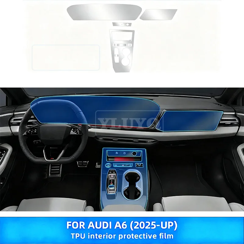 For AUDI A6 2025 Interior TPU Protective Film Cover Anti-Scratch Navigation Screen Automotive Gear Panel Film Accessories
For AUDI A6 2025 Interior TPU Protective Film Cover Anti-Scratch Navigation Screen Automotive Gear Panel Film Accessories