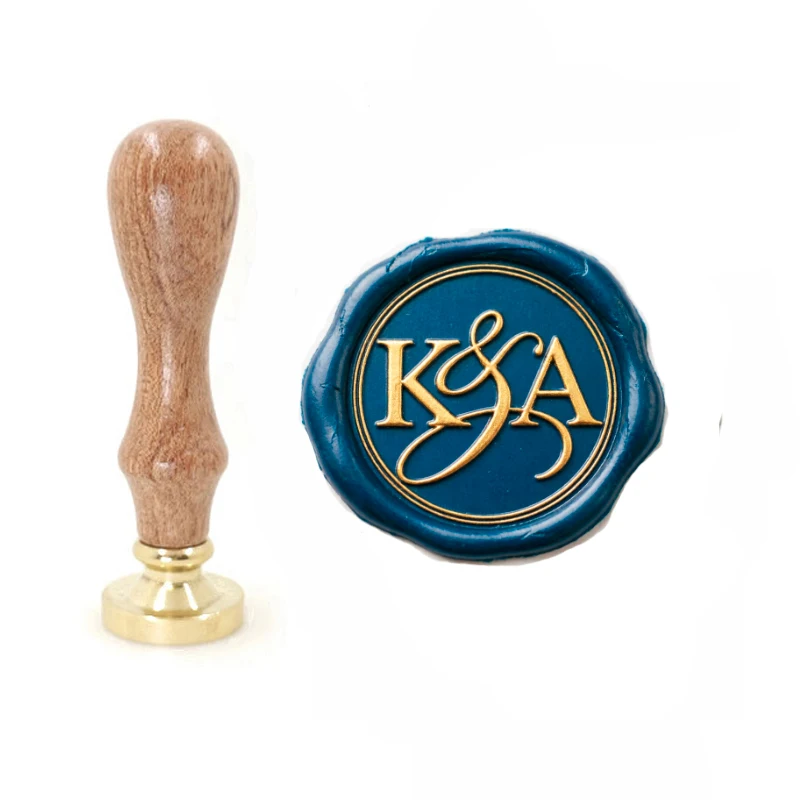 Customized wax seal Stamp Vintage wedding stamp 2 initials design,Reusable personal stamp for DIY Wedding Invitation
Customized wax seal Stamp Vintage wedding stamp 2 initials design,Reusable personal stamp for DIY Wedding Invitation