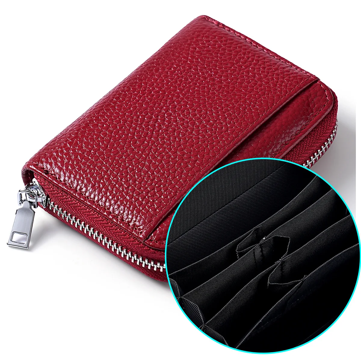 Ultra-Slim Mini Genuine Leather Coin Purse, RFID Blocking Japanese Style Zipper Pocket Wallet, Lightweight Compact Card Holder
Ultra-Slim Mini Genuine Leather Coin Purse, RFID Blocking Japanese Style Zipper Pocket Wallet, Lightweight Compact Card Holder