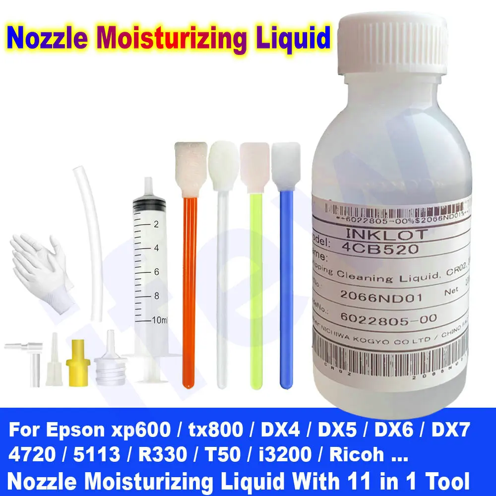Printer Head Printhead Moisturizing Liquid Protection Repair Liquid Original Cleaning Liquid For Printhead Daily Maintenance Kit
Printer Head Printhead Moisturizing Liquid Protection Repair Liquid Original Cleaning Liquid For Printhead Daily Maintenance Kit