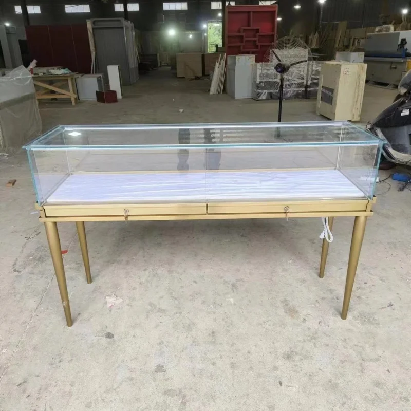 Custom. Stainless Steel Jewelry Showcase Jade Agate Jade Showcase Product Cabinet Show Gold Silver Accessories Showcase
Custom. Stainless Steel Jewelry Showcase Jade Agate Jade Showcase Product Cabinet Show Gold Silver Accessories Showcase