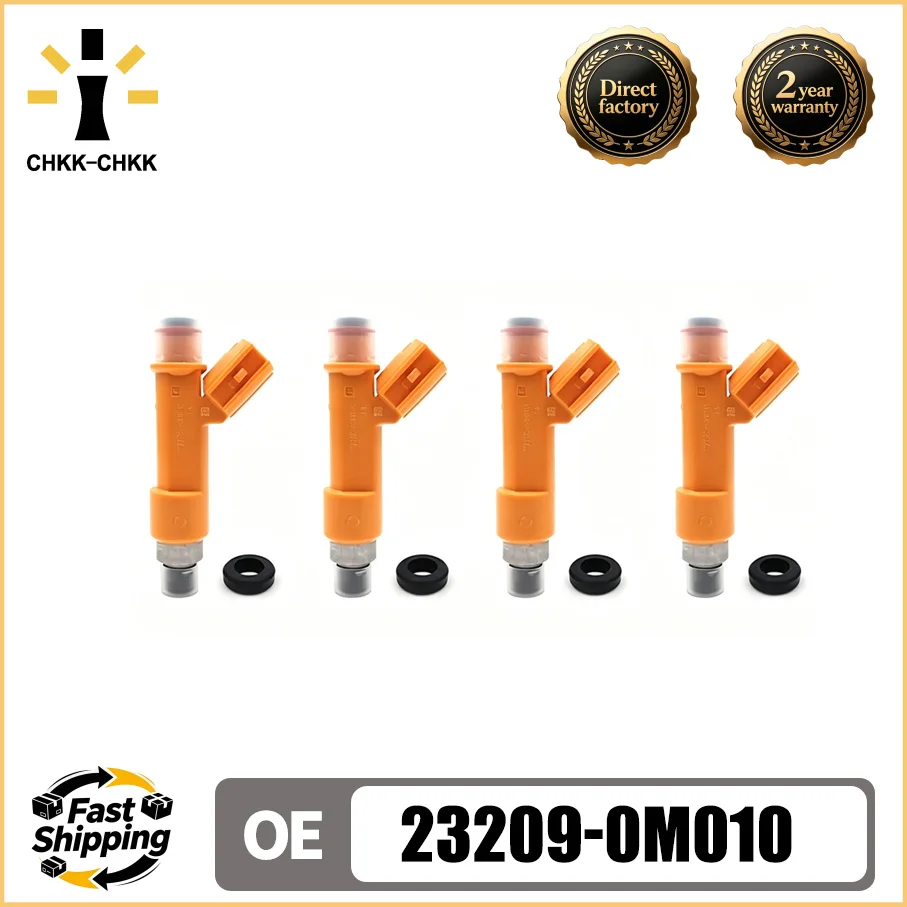 4Pcs High Quality Fuel Injector 23250-40020 23209-0H050 23250-0M010 Fits for 2004-2011 Toyota Yaris Belta Aygo Dafa 1.0 L
4Pcs High Quality Fuel Injector 23250-40020 23209-0H050 23250-0M010 Fits for 2004-2011 Toyota Yaris Belta Aygo Dafa 1.0 L