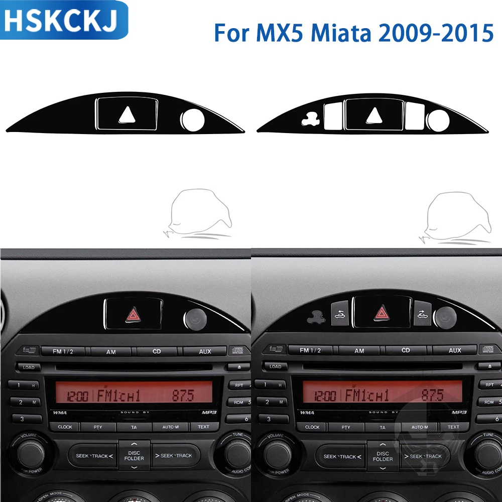 For Mazda MX5 Miata 2009-2015 Black Plastic Accessories Car Interior Emergency Llight Panel Trim Sticker Modification Decoration
For Mazda MX5 Miata 2009-2015 Black Plastic Accessories Car Interior Emergency Llight Panel Trim Sticker Modification Decoration