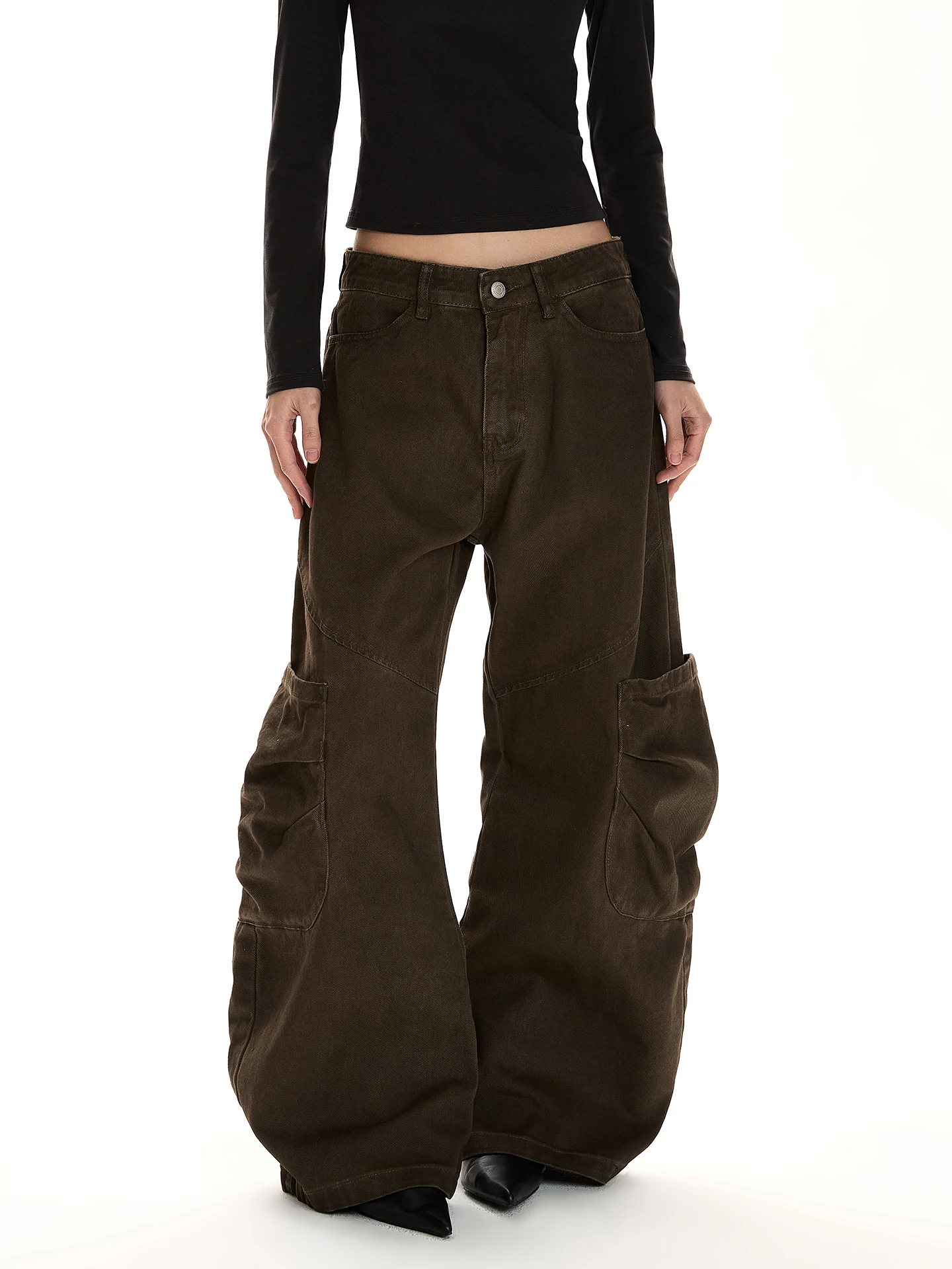 Vintage a PUEE Work Trousers Multi-Pocket Knife Straight Leg Casual Pants Retro Cotton Youth Daily Wear
Vintage a PUEE Work Trousers Multi-Pocket Knife Straight Leg Casual Pants Retro Cotton Youth Daily Wear