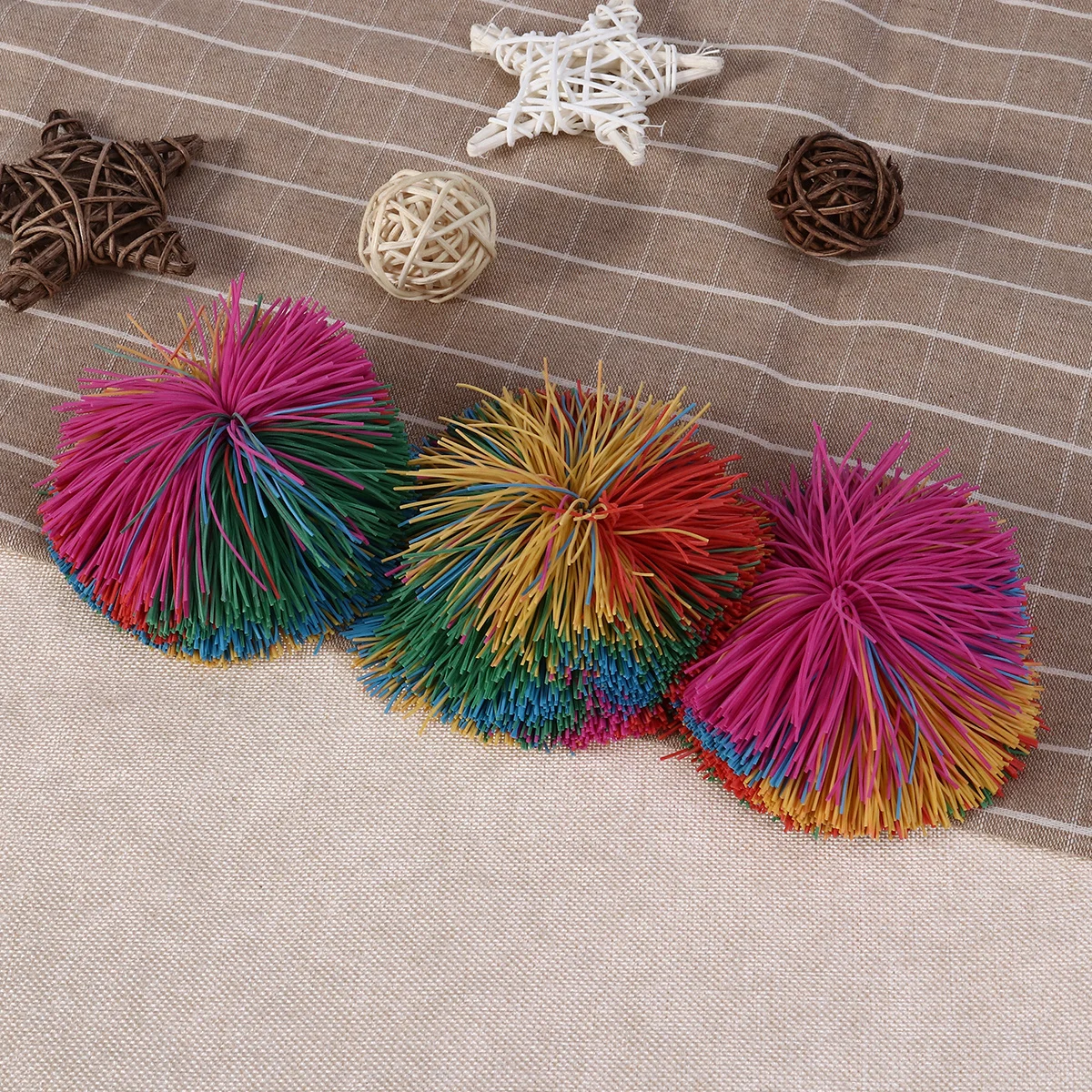 3Pcs Bouncy Rubber Ball Vibrant Mix for Calming Effect Enhancement Stretchy Fidget Sensory Activity Mini Play Ball
3Pcs Bouncy Rubber Ball Vibrant Mix for Calming Effect Enhancement Stretchy Fidget Sensory Activity Mini Play Ball