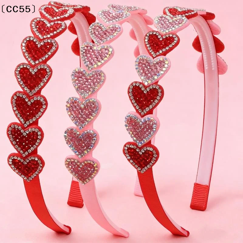 Sparkly Heart-Shaped Rhinestone Headband Adorable Valentine's Day Theme Hair Accessory For Cute Hairstyle Perfect Gift 〔CC55〕
Sparkly Heart-Shaped Rhinestone Headband Adorable Valentine's Day Theme Hair Accessory For Cute Hairstyle Perfect Gift 〔CC55〕