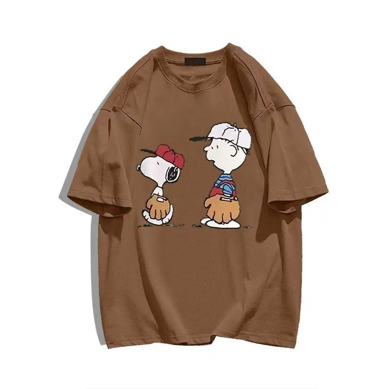 Kawaii Snoopy симпатичная футболка из чистого хлопка с принтом с коротким рукавом для мужчин и женщин на лето Универсальный Свободный Топ одежда для пары
Kawaii Snoopy симпатичная футболка из чистого хлопка с принтом с коротким рукавом для мужчин и женщин на лето Универсальный Свободный Топ одежда для пары