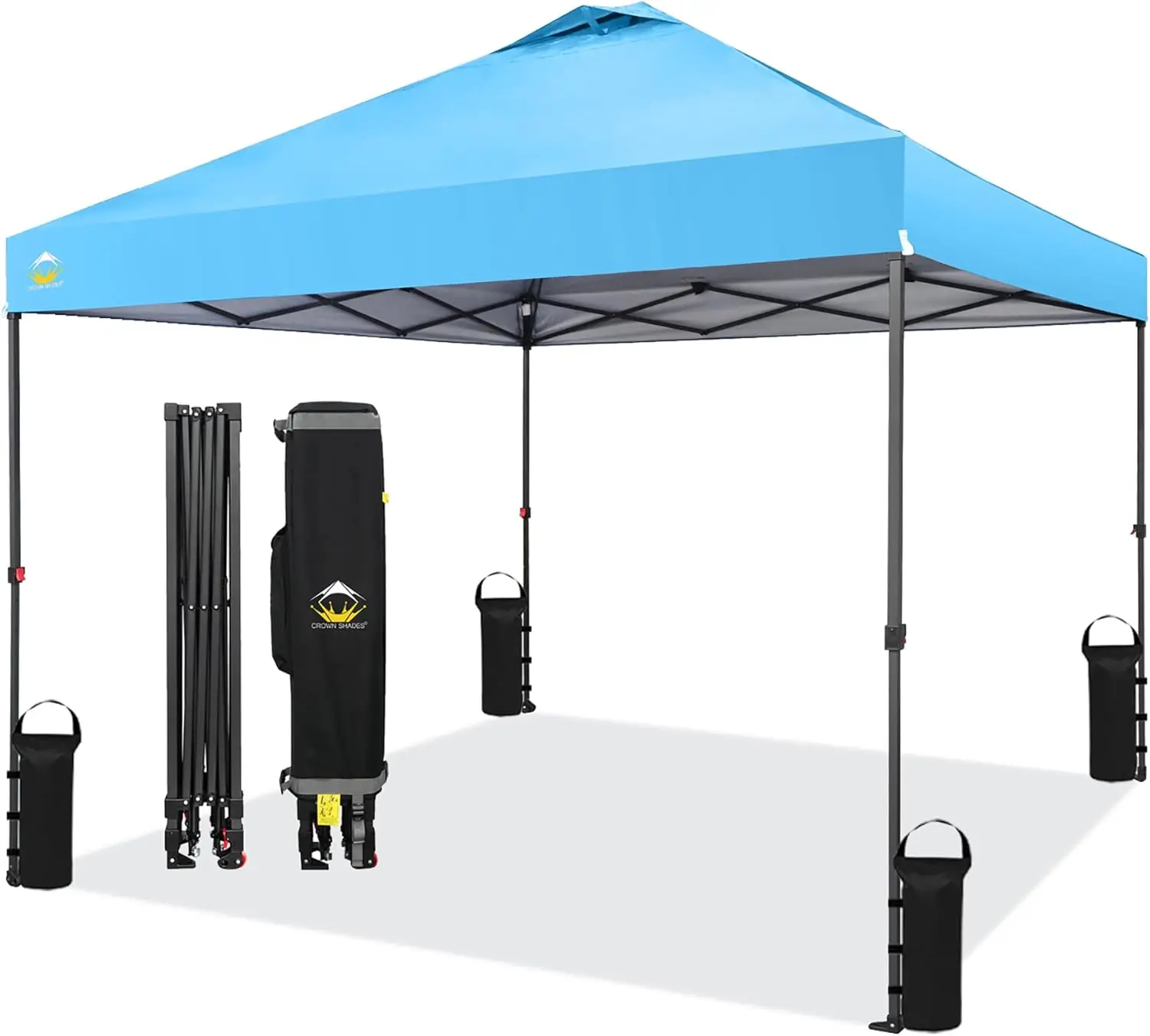 10x10 Pop Up Canopy - Beach Tent with One Push Setup - Outdoor Canopy Tent with STO-N-Go Cover Bag for Events Parties Silver Coa
10x10 Pop Up Canopy - Beach Tent with One Push Setup - Outdoor Canopy Tent with STO-N-Go Cover Bag for Events Parties Silver Coa