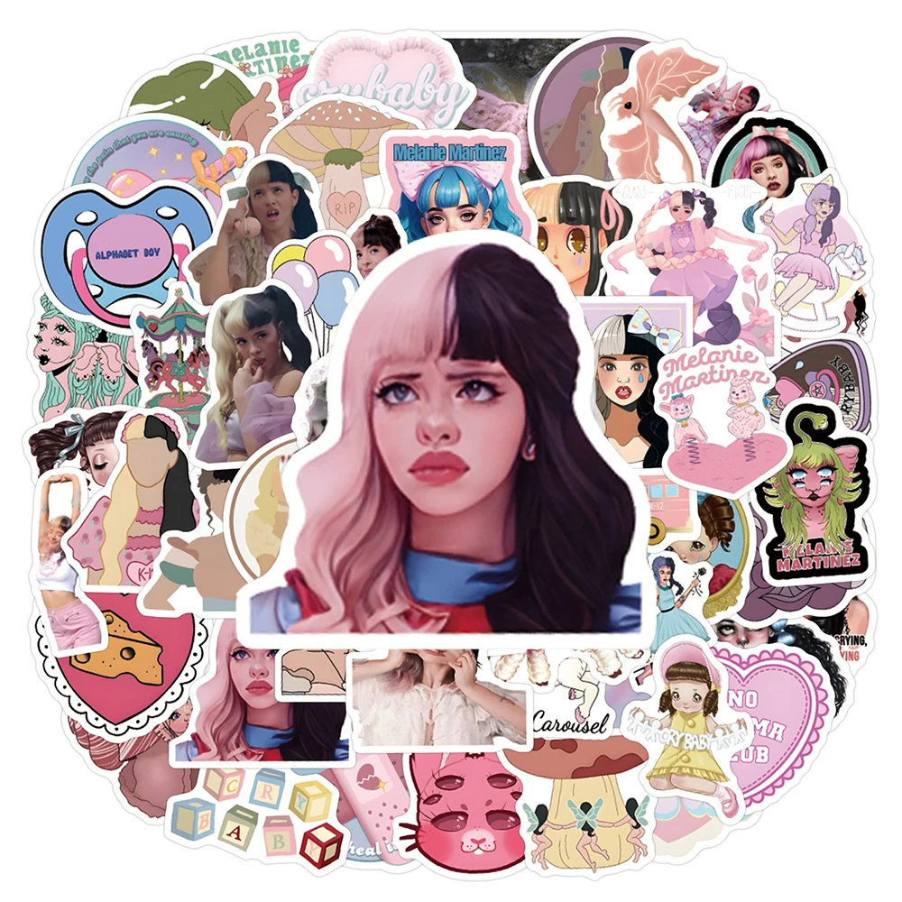 10/30/60PCS Hot Singer Melanie Martinez Cartoon Stickers Waterproof DIY Album Notebook Phone Guitar Decoration Sticker Toy Gift
10/30/60PCS Hot Singer Melanie Martinez Cartoon Stickers Waterproof DIY Album Notebook Phone Guitar Decoration Sticker Toy Gift