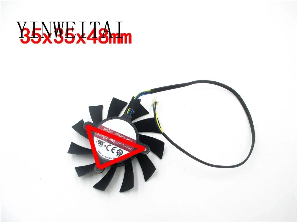 DASA0815R2U 12V 0.60A 75mm 34x36x48mm EVGA GTX550 GTX450 Graphics Card Cooling Fan 4Pin 4Wire
DASA0815R2U 12V 0.60A 75mm 34x36x48mm EVGA GTX550 GTX450 Graphics Card Cooling Fan 4Pin 4Wire