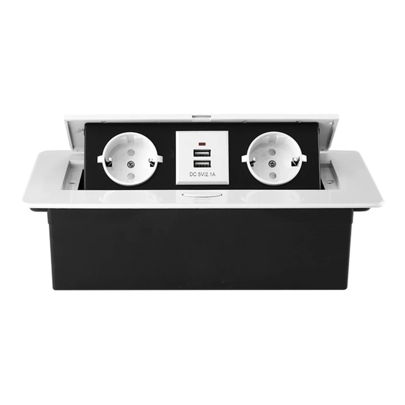 New Aluminum Panel EU Standard Type Table Socket 2 Way Electrical Outlet Module Combination Power 2 Outlet Household
New Aluminum Panel EU Standard Type Table Socket 2 Way Electrical Outlet Module Combination Power 2 Outlet Household