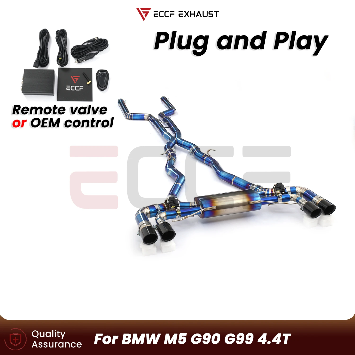 ECCF For BMW M5 G90 G99 4.4T Titanium Exhaust System Plug and Play Performance Upgrade Easy Installation
ECCF For BMW M5 G90 G99 4.4T Titanium Exhaust System Plug and Play Performance Upgrade Easy Installation