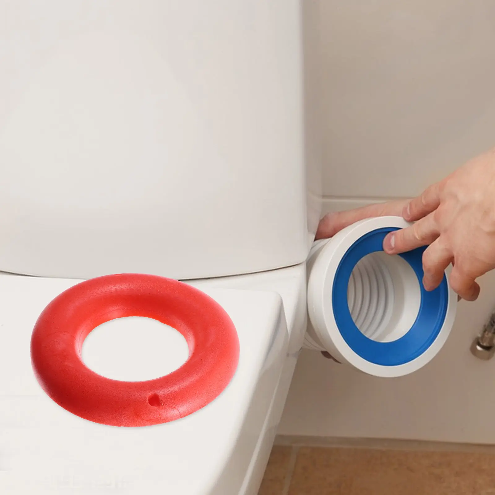 Silicone Toilet Gasket Seal Ring for Odor Blocking Watertight Leak Proof Easy Install Compatible with Most Standard Toilets
Silicone Toilet Gasket Seal Ring for Odor Blocking Watertight Leak Proof Easy Install Compatible with Most Standard Toilets