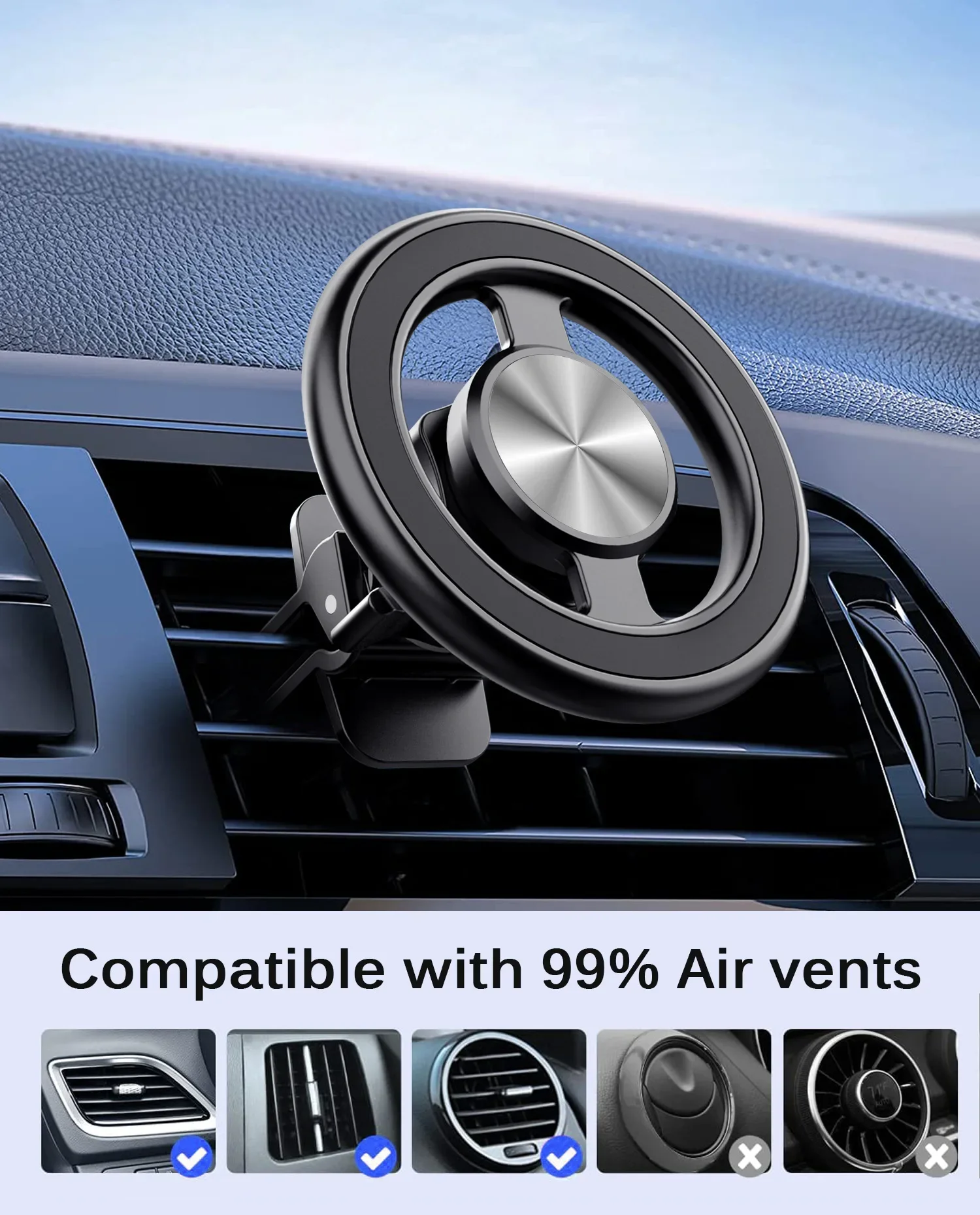 For MagSafe Car Mount New Magnetic Phone Holder Universal Stand Air Vent Mobile Phone Clip GPS Bracket For iPhone 14/13/12ProMax
For MagSafe Car Mount New Magnetic Phone Holder Universal Stand Air Vent Mobile Phone Clip GPS Bracket For iPhone 14/13/12ProMax