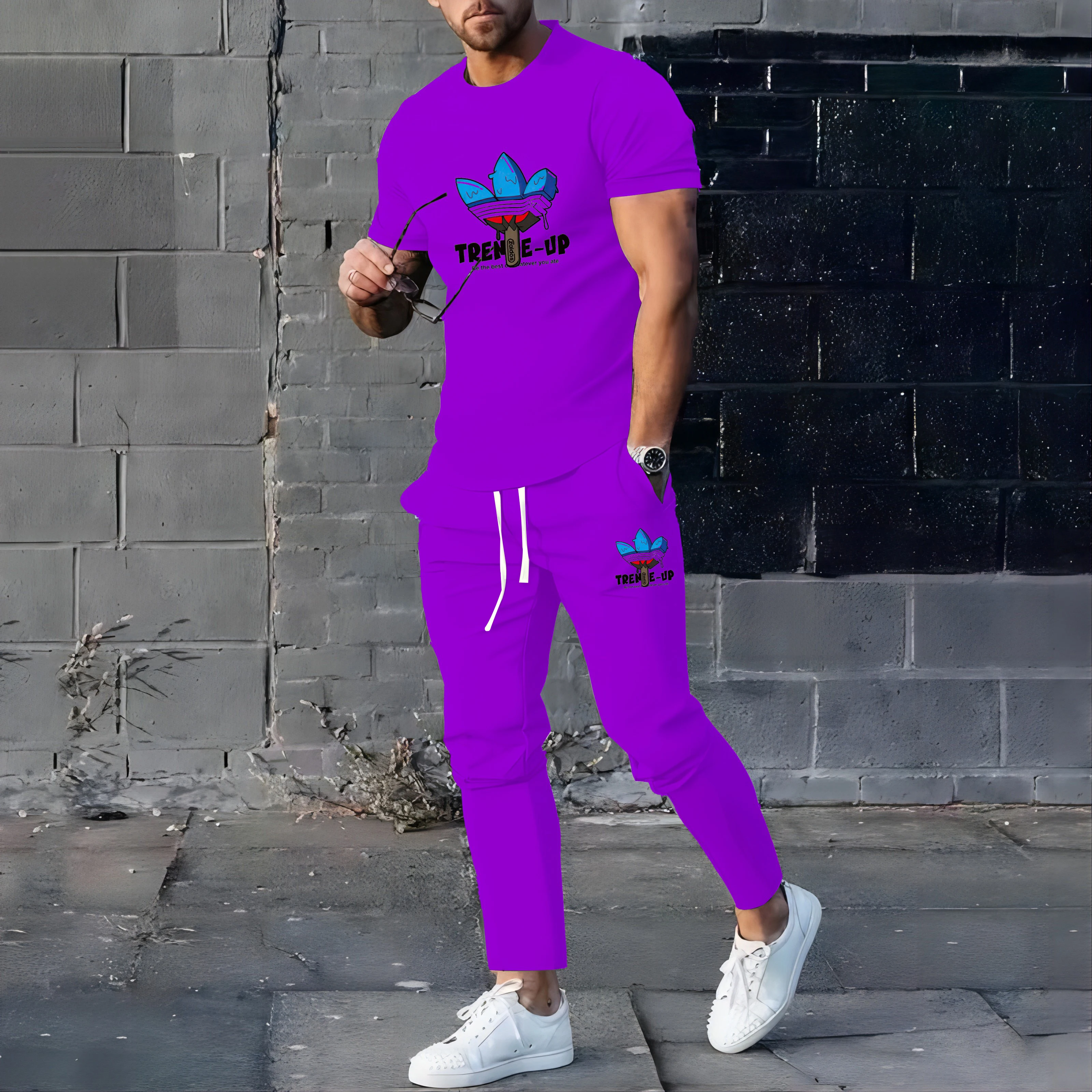 2024 Fashion Leisure Sports Set Men's Summer Lightweight Short sleeved Pants Set Running Basketball Sportswear Two piece Set
2024 Fashion Leisure Sports Set Men's Summer Lightweight Short sleeved Pants Set Running Basketball Sportswear Two piece Set