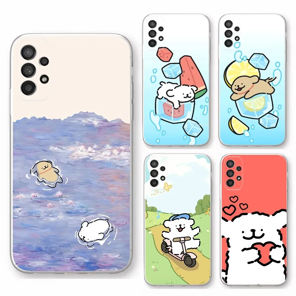 Korea line puppy Maltese Phone Case For Samsung Galaxy A71,70,52,40,51,31,A50,21S,30S,Note20ultra Transparent Cover
Korea line puppy Maltese Phone Case For Samsung Galaxy A71,70,52,40,51,31,A50,21S,30S,Note20ultra Transparent Cover