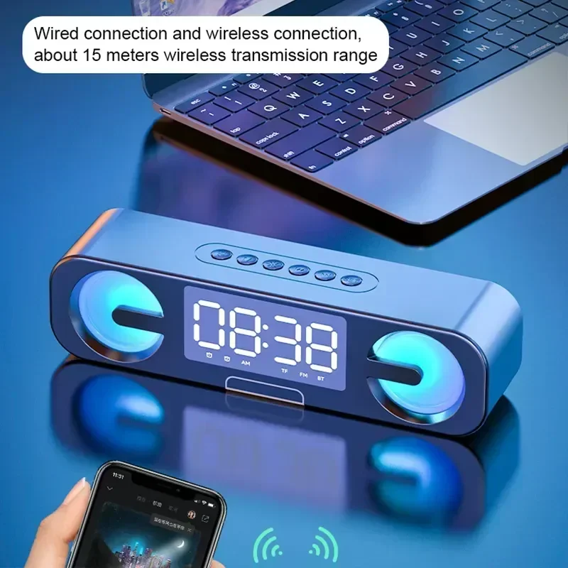 Speaker With Alarm Function TWS Stereo Wireless Music Rockmia EBS-063 10W RGB Bluetooth Boombox speaker bluetooth
Speaker With Alarm Function TWS Stereo Wireless Music Rockmia EBS-063 10W RGB Bluetooth Boombox speaker bluetooth