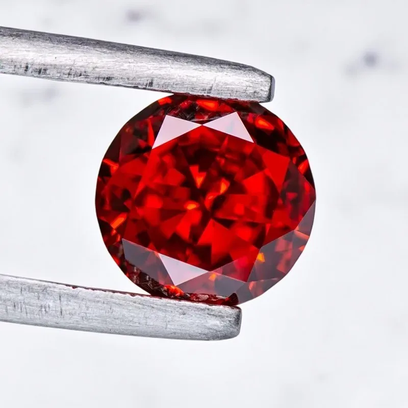 Cubic Zirconia Synthetic Gemstone 5A Grade Red Color Round Shape 4k Crushed Ice Cut Loose Lab CZ Stones Extremely Shiny
Cubic Zirconia Synthetic Gemstone 5A Grade Red Color Round Shape 4k Crushed Ice Cut Loose Lab CZ Stones Extremely Shiny
