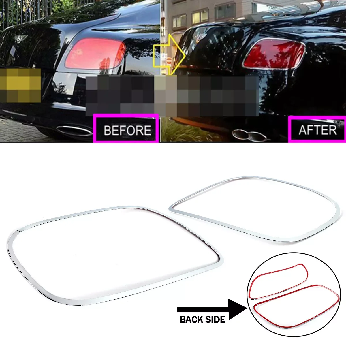 For Bentley Continental GT Rear Lamps Cover Cap GTC 2-door 2012-2018 Rear Trim Tail Lights Lamp Rims Chrome Framework Auto Parts
For Bentley Continental GT Rear Lamps Cover Cap GTC 2-door 2012-2018 Rear Trim Tail Lights Lamp Rims Chrome Framework Auto Parts
