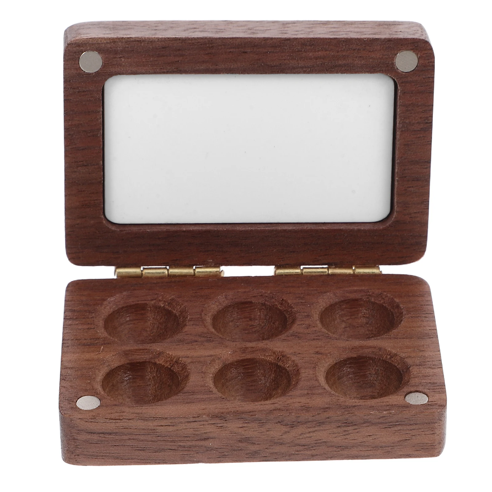 1pc Mini Watercolor Palette Walnut Wood Paint Box Mixing Tray Portable Set Empty Pallets for Travel
1pc Mini Watercolor Palette Walnut Wood Paint Box Mixing Tray Portable Set Empty Pallets for Travel