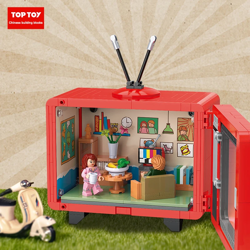 TOPTOY Ретро бытовая техника, чайники, телефоны, сборные игрушки-головоломки, строительные блоки, игрушки-головоломки
TOPTOY Ретро бытовая техника, чайники, телефоны, сборные игрушки-головоломки, строительные блоки, игрушки-головоломки