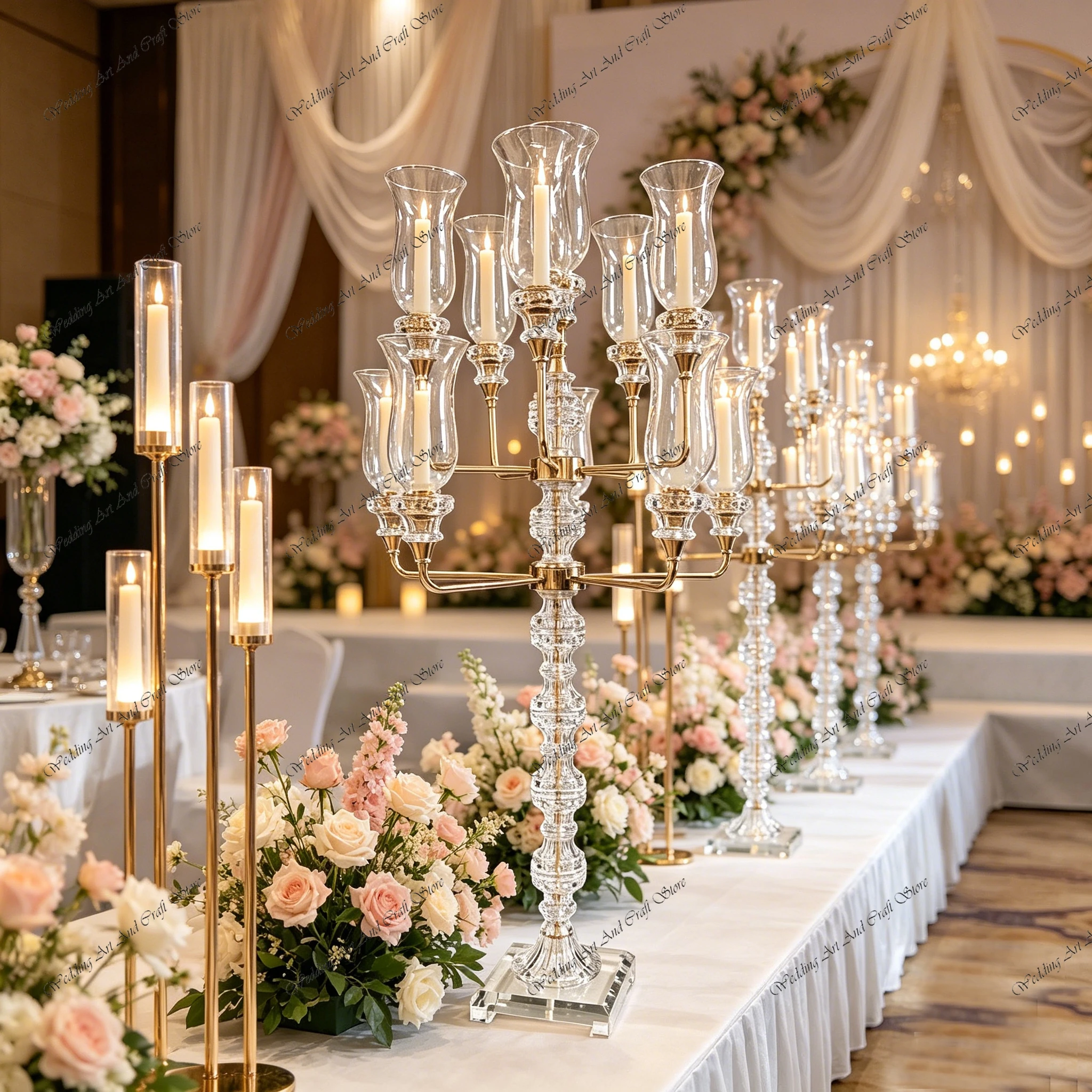 4pcs f30 125cm 11-Arm Crystal Candelabra Flower Arrangement Road Lead for Wedding Table Decorations and Centerpieces ivy1019
4pcs f30 125cm 11-Arm Crystal Candelabra Flower Arrangement Road Lead for Wedding Table Decorations and Centerpieces ivy1019