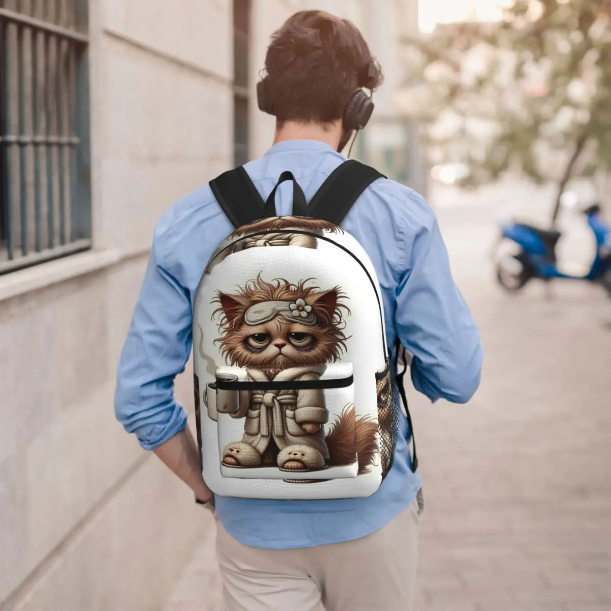 Tired Cat Backpack Student BookBag Children School Bag Computer Shoulder Bags for Men Women
Tired Cat Backpack Student BookBag Children School Bag Computer Shoulder Bags for Men Women